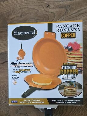 Pancake Flip/eggs/omelet Pan - Titanium Copper & Ceramic Finish